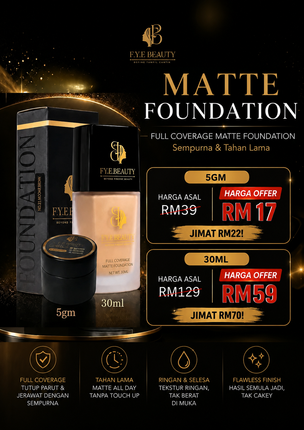 MATTE FOUNDATION FULL COVERAGE