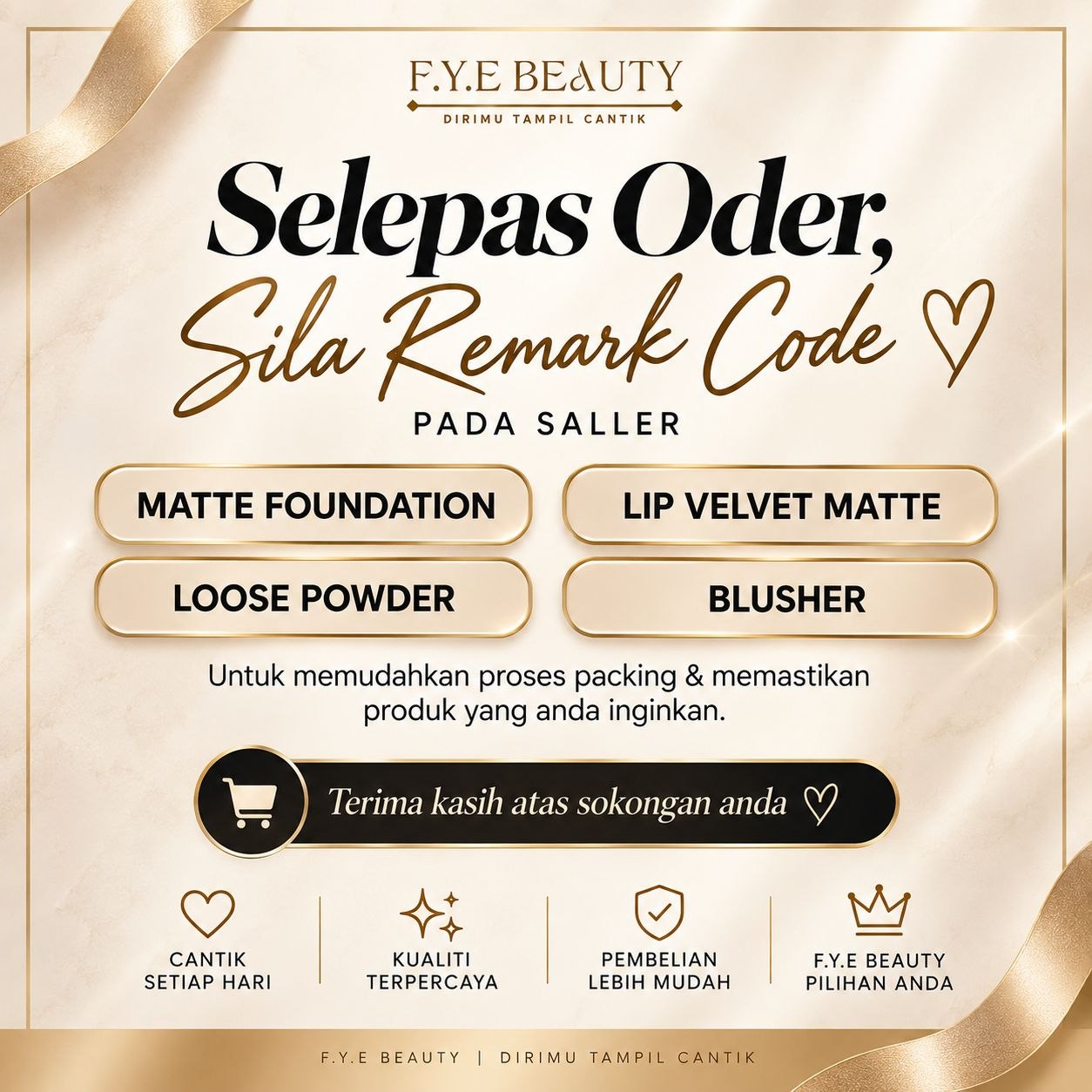 COMBO BASIC MAKEUP (SETTING SPRAY - MATTE FOUNDATION(30ML) - LIP VELVET MATTE - LOOSE POWDER - BLUSHER)