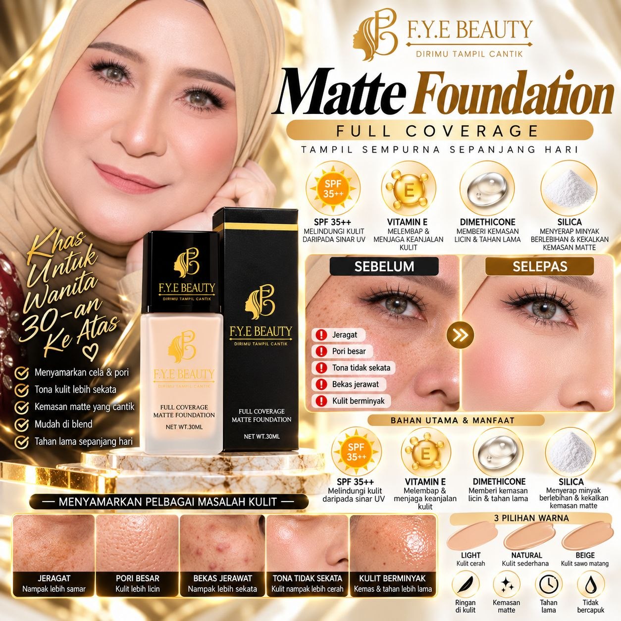 MATTE FOUNDATION FULL COVERAGE